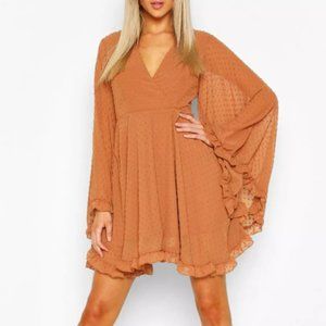 Wide Sleeve Skater Dress